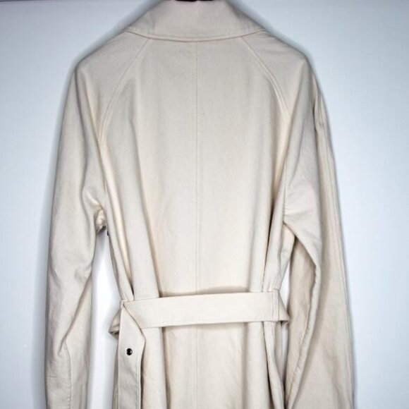 BNWT SS21 MARNI OFF WHITE DENIM TRENCH COAT 48 & 50 - Picture 3 of 15